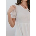 ESMARA® Women's dress (M (40/42), white) - Image 3