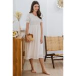 ESMARA® Women's dress (M (40/42), white) - Image 2