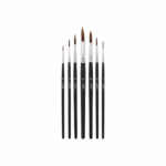 Crelando Round Brush Set, 7 Pieces