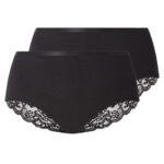 ESMARA Women’s 2-Pack Shapewear (Black, XXL)