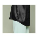 ESMARA Women's satin blouse (34, black) - Image 4
