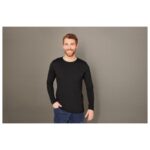LIVERGY Men's Long Sleeve Thermal T-Shirt L 52/54 Black - Image 2