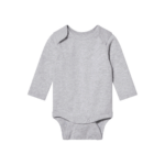 lupilu® Baby bodysuits with organic cotton, 3 pieces (62/68, blue/gray) - Image 3