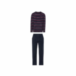 LIVERGY® Men's pajamas (L (52/54), navy blue)