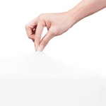 LIVARNO home Fleece fitted sheet, 140 – 160 x 200 cm (white) - Image 2