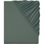 LIVARNO home Stretch jersey sheet, 180–200 x 200 cm (dark grey)