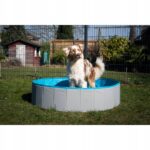 ZooRoyal Dog Pool, Gray and Blue, Ø 80 x 20 cm
