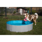 ZooRoyal Dog Pool, Gray and Blue, Ø 80 x 20 cm - Image 3
