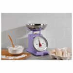 BERGNER retro kitchen scale, 5 kg (lavender) - Image 3