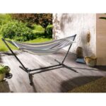 Livarno Hammock with Frame, Blue Stripes - Image 2