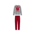 Lupilu Boys' Christmas Pyjama Set, 6-8 Years, Grey/Red