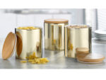 Esmeyer Porcelain jars, 3 pieces (15 cm, champagne) - Image 2