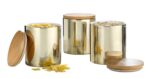 Esmeyer Porcelain jars, 3 pieces (15 cm, champagne)