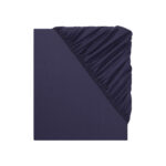 LIVARNO home Fitted sheet, 180 – 200 x 200 cm (dark blue)