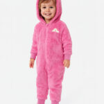 lupilu® Girls' plush jumpsuit (2-4 YEAR pink) - Image 2