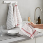 LIVARNO home Kitchen towels, 50 x 70 cm (red) - Image 2