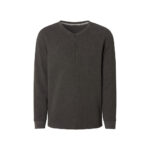 LIVERGY Men's Dark Grey Long-Sleeve Tee