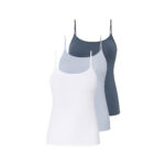 esmara® Women's top with narrow straps, 3 pieces LARGE