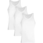 LIVERGY® Men's cotton tank top, 3 pieces