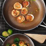 MasterPro Giro Set of 2 Stainless Steel Non-stick Frying Pan 20cm/26cm Silver - Image 4