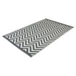 LIVARNO home Outdoor rug, 120 x 180 cm (gray/white)