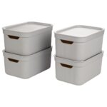 LIVARNO Home Storage box set, with lid