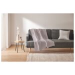 LIVARNO home Soft Chenille blanket, 125 x 140 cm (pale pink) - Image 2