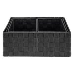 LIVARNO Home Storage Basket Set (black)