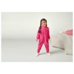 lupilu® Girls' plush jumpsuit (4-6 YEARS pink) - Image 2