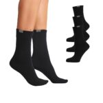 Set of 3 long black socks (size 39–42) - Image 2