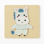 LUPILU Wooden educational puzzle 5 pieces 1+