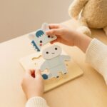 LUPILU Wooden educational puzzle 5 pieces 1+ - Image 2