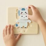 LUPILU Wooden educational puzzle 5 pieces 1+ - Image 3