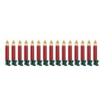 LIVARNO 15 Red Metallic LED Tree Candles - Image 2