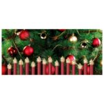 LIVARNO 15 Red Metallic LED Tree Candles - Image 3