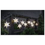 LIVARNO home LED light chain with 3D glowing stars (white 3D star) - Image 3