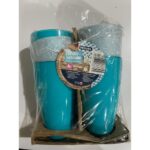 Hedura Set of 4 Plastic Camping Cups 500ml