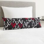 LIVARNO home Renforcé pillowcase, 40 x 145 cm (heart motif) - Image 2