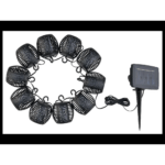 LIVARNO LED Solar String Lights, Flicker Effect