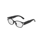 AURIOL +2.50 Reading Glasses, Round Black