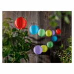 LIVARNO Solar light chain, Lanterns colored - Image 2
