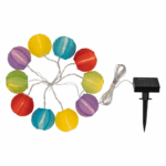 LIVARNO Solar light chain, Lanterns colored - Image 3