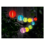 LIVARNO Solar light chain, Lanterns colored - Image 4