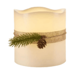 LIVARNO Short Real Wax LED Candle
