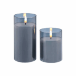 LIVARNO 2-Pack Grey LED Candles