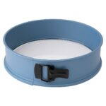 Silicone round baking pan with glass base