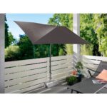 LIVARNO Home Rectangular Parasol, Anthracite - Image 2