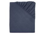 LIVARNO home Fleece stretch sheet, 180 – 200 x 200 cm (blue)