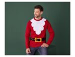 Livergy Men's LED Christmas Sweater, Size S, Santa - Image 2