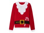 Pepperts Boys' LED Christmas Sweater, Size 158/164, Red